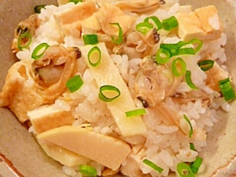 簡単！春の味☆筍とあさりの土鍋ご飯